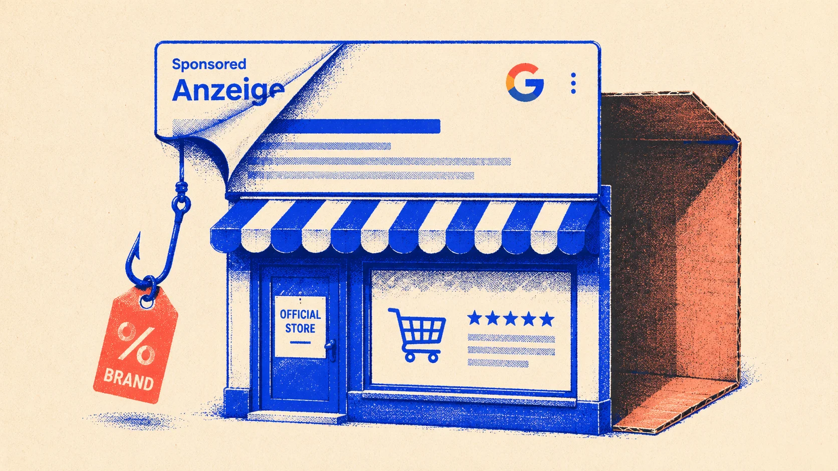 Fake shops in Google Ads use real brands as bait